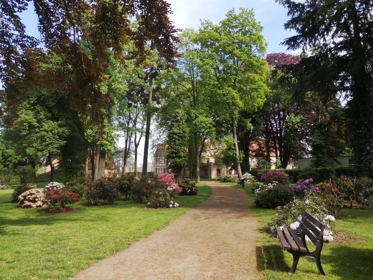 Wygląd Centrum Hortiterapii w miesiącu maju