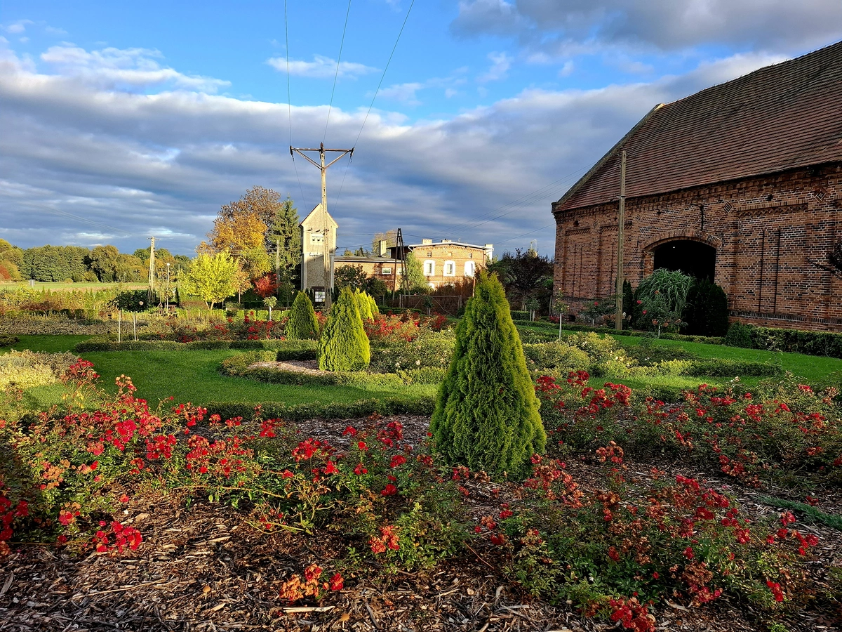 Wygląd Centrum Hortiterapii w październiku
