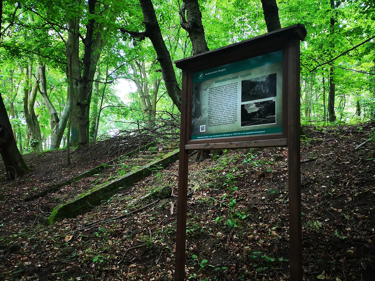 tablice informacyjne w Rezerwat Przyrody Dalkowskie Jary