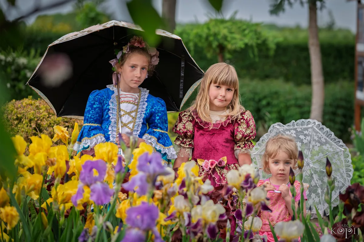 Stroje z epoki w Dalkowskim Parku