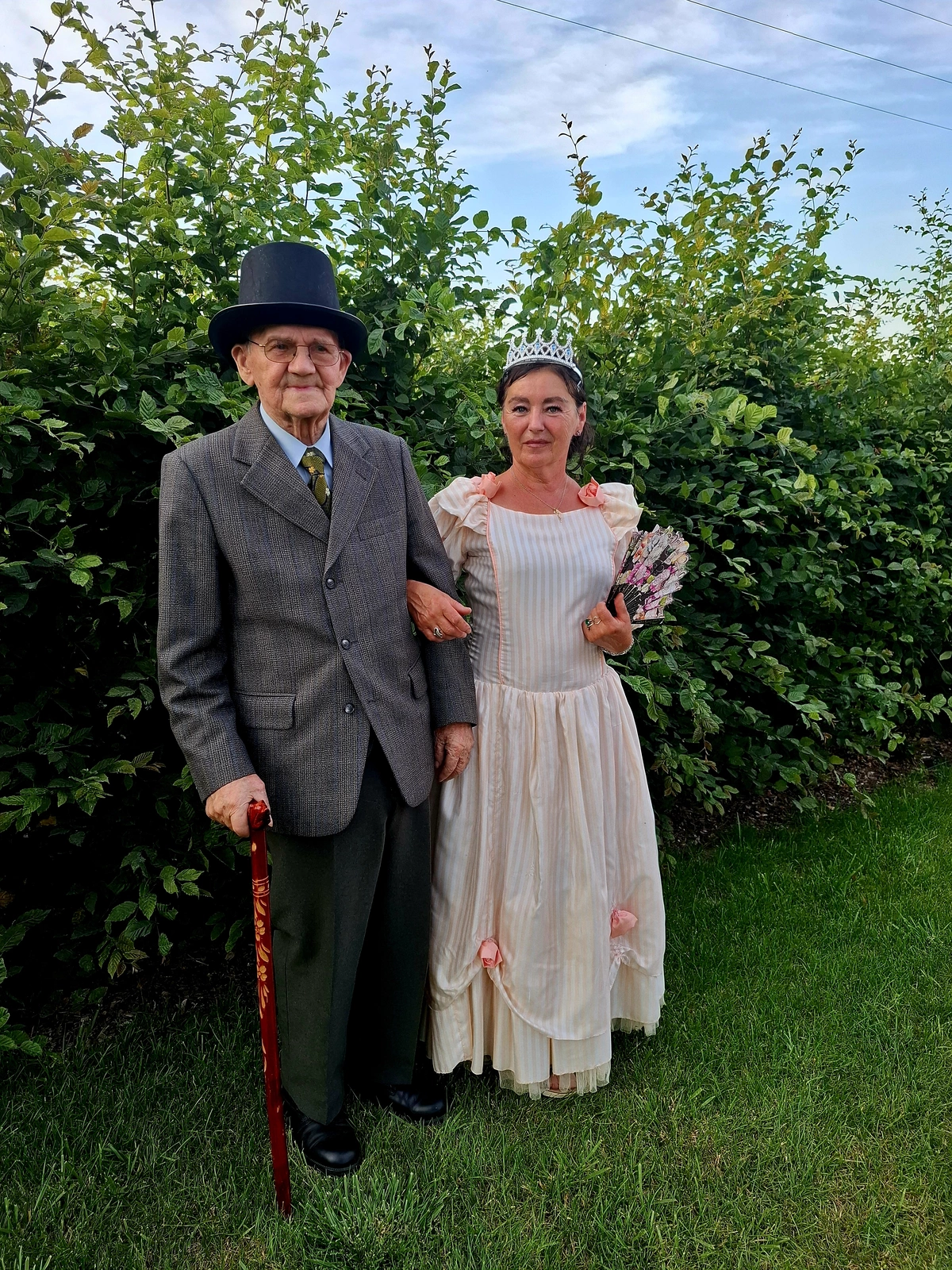 Stroje z epoki w Dalkowskim Parku