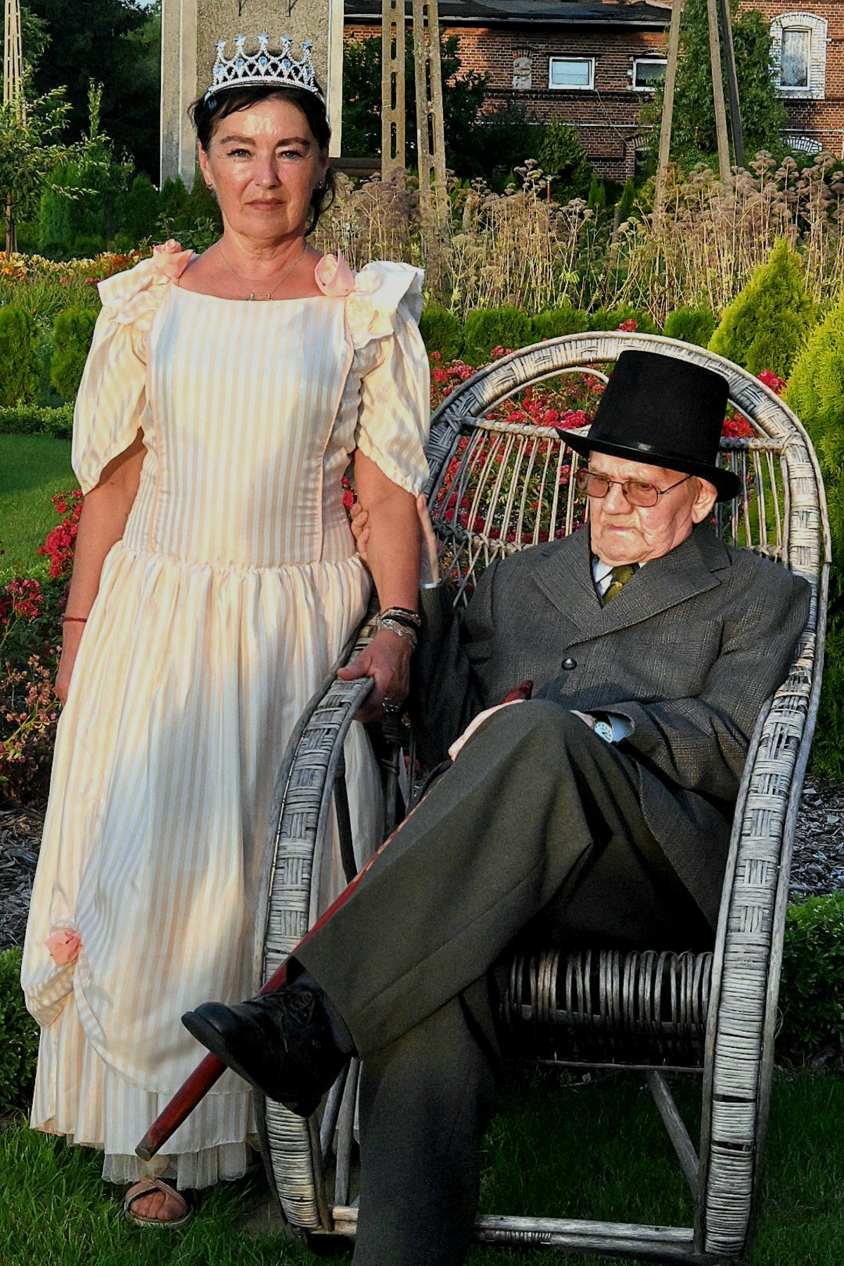 Stroje z epoki w Dalkowskim Parku