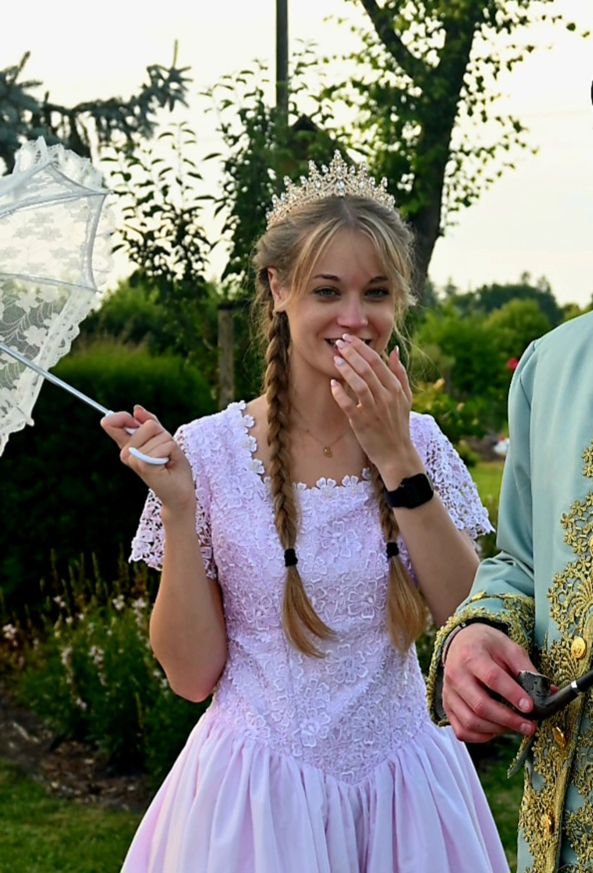 Stroje z epoki w Dalkowskim Parku