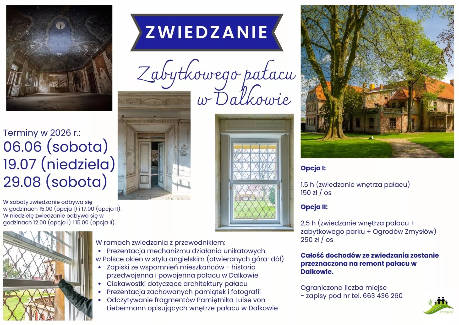 Poszukiwanie skarbu Luise w Parku w Dalkowie